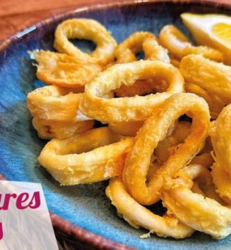 Receta de calamares fritos usando freidora de aire