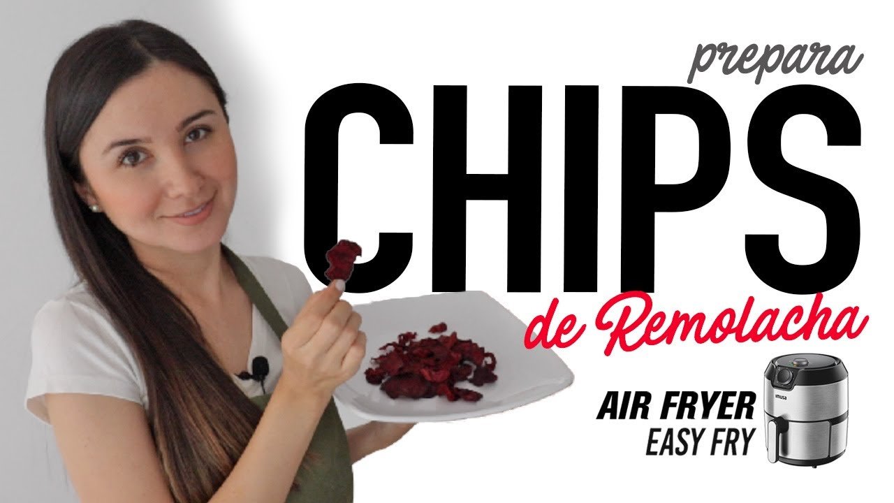 Receta de chips de remolacha usando freidora de aire