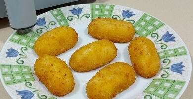 Receta de croquetas españolas usando freidora de aire