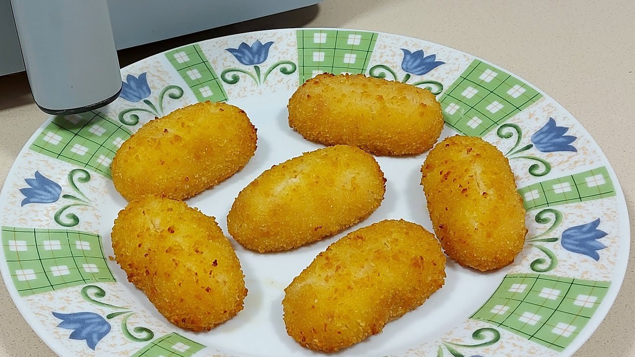 Receta de croquetas españolas usando freidora de aire