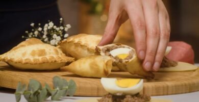 Receta de empanadas chilenas usando freidora de aire