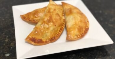 Receta de empanadas de champiñones usando freidora de aire