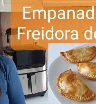 Receta de empanadas de jamón y queso usando freidora de aire