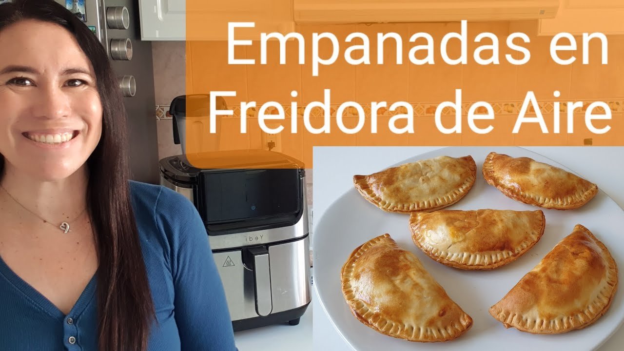 Receta de empanadas de jamón y queso usando freidora de aire