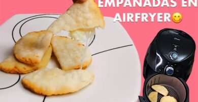 Receta de empanadas de queso usando freidora de aire