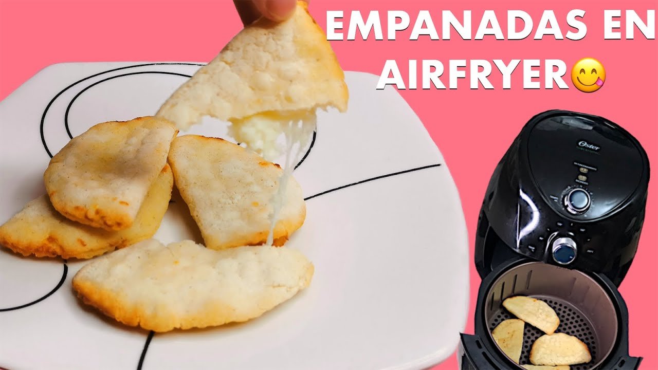 Receta de empanadas de queso usando freidora de aire