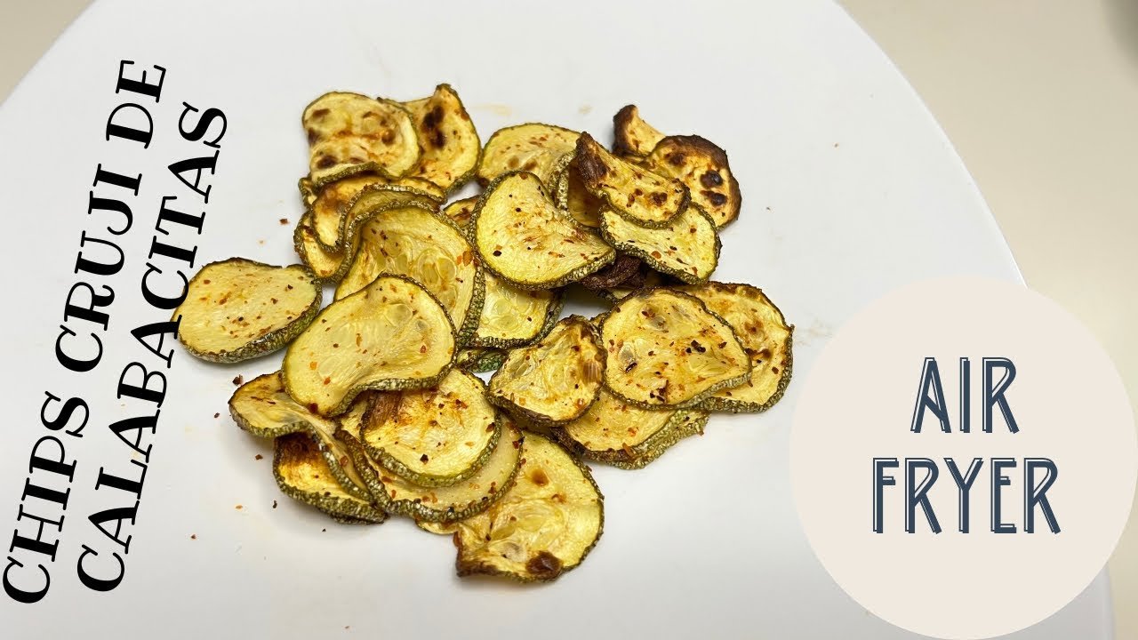 Receta de fritos de calabacín usando freidora de aire