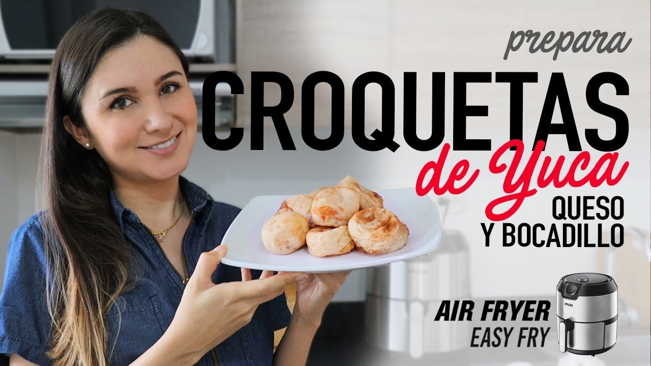 Receta de fritos de yuca usando freidora de aire
