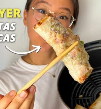 Receta de gyozas japonesas usando freidora de aire