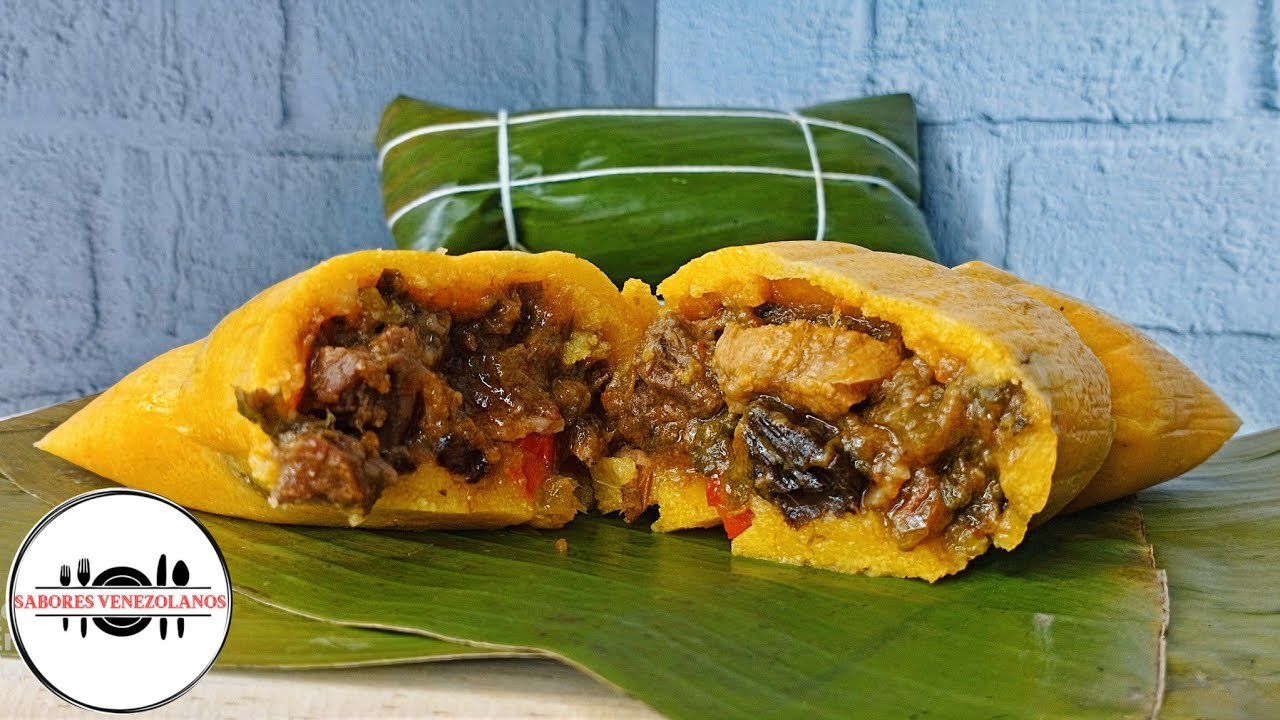 Receta de hallacas venezolanas usando freidora de aire