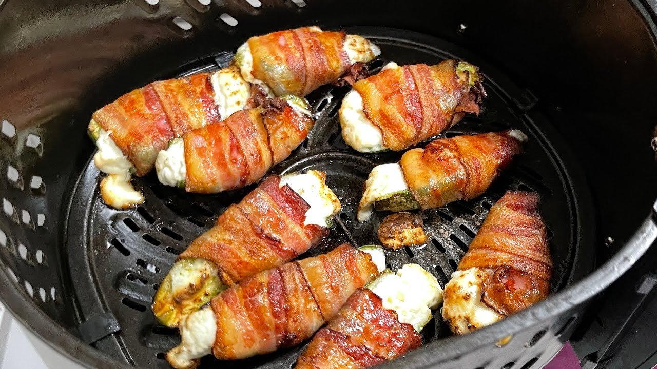 Receta de jalapeño poppers usando freidora de aire