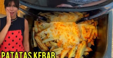 Receta de kebabs turcos usando freidora de aire