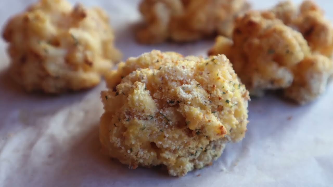 Receta de mac and cheese bites usando freidora de aire