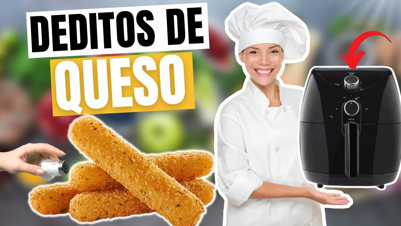 Receta de mozzarella sticks usando freidora de aire
