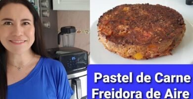 Receta de pasteles de carne usando freidora de aire