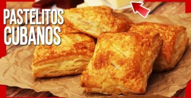 Receta de pastelitos cubanos usando freidora de aire