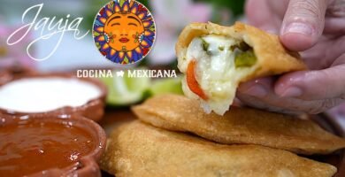 Receta de quesadillas fritas usando freidora de aire