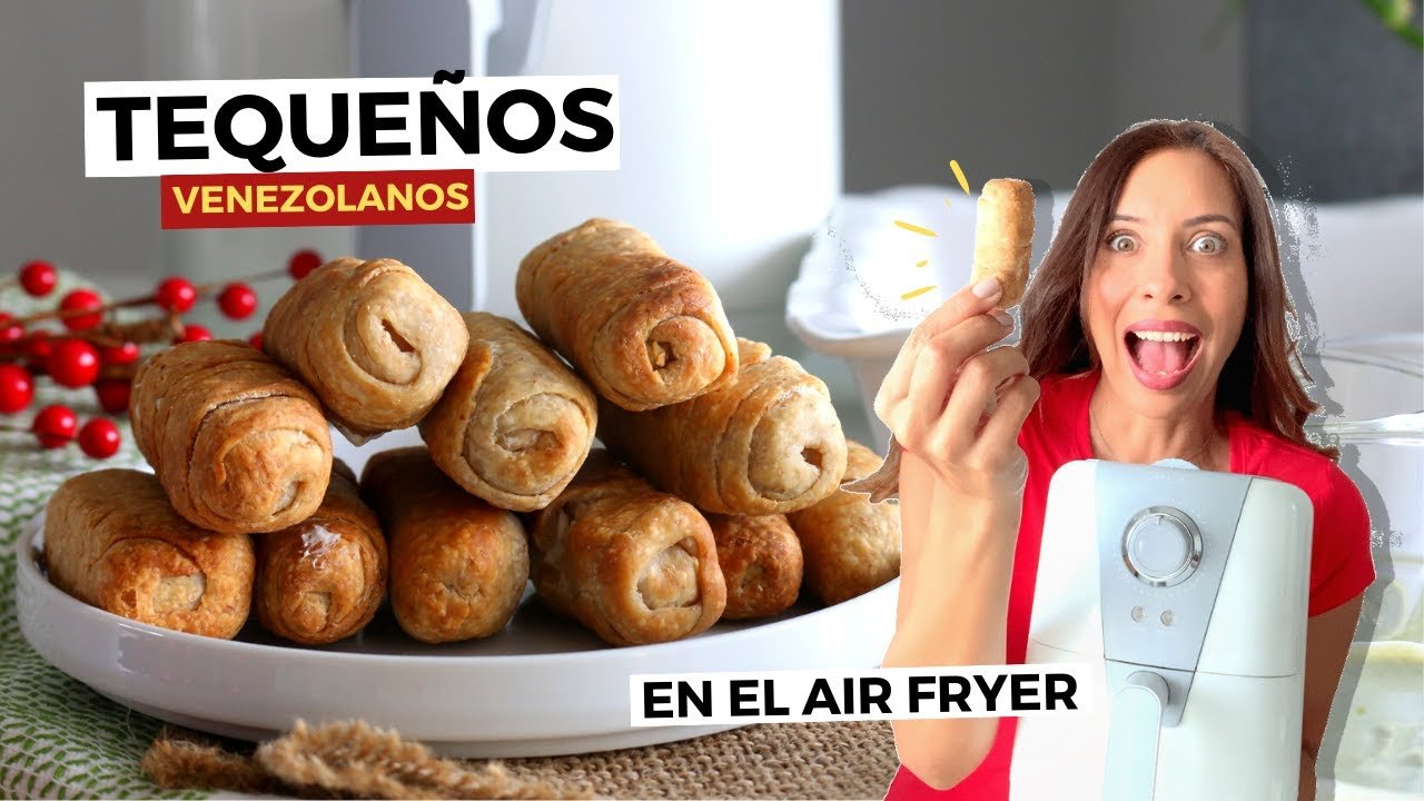 Receta de tequeños venezolanos usando freidora de aire