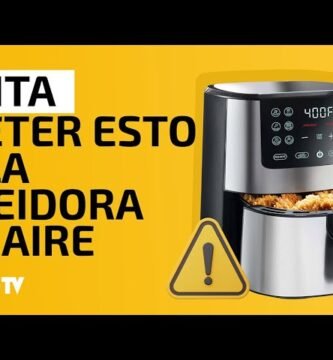 ¿Qué alimentos no meter en freidora de aire?