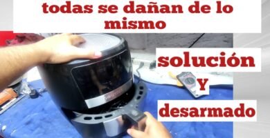 ¿Qué es lo que más se daña en una freidora de aire?
