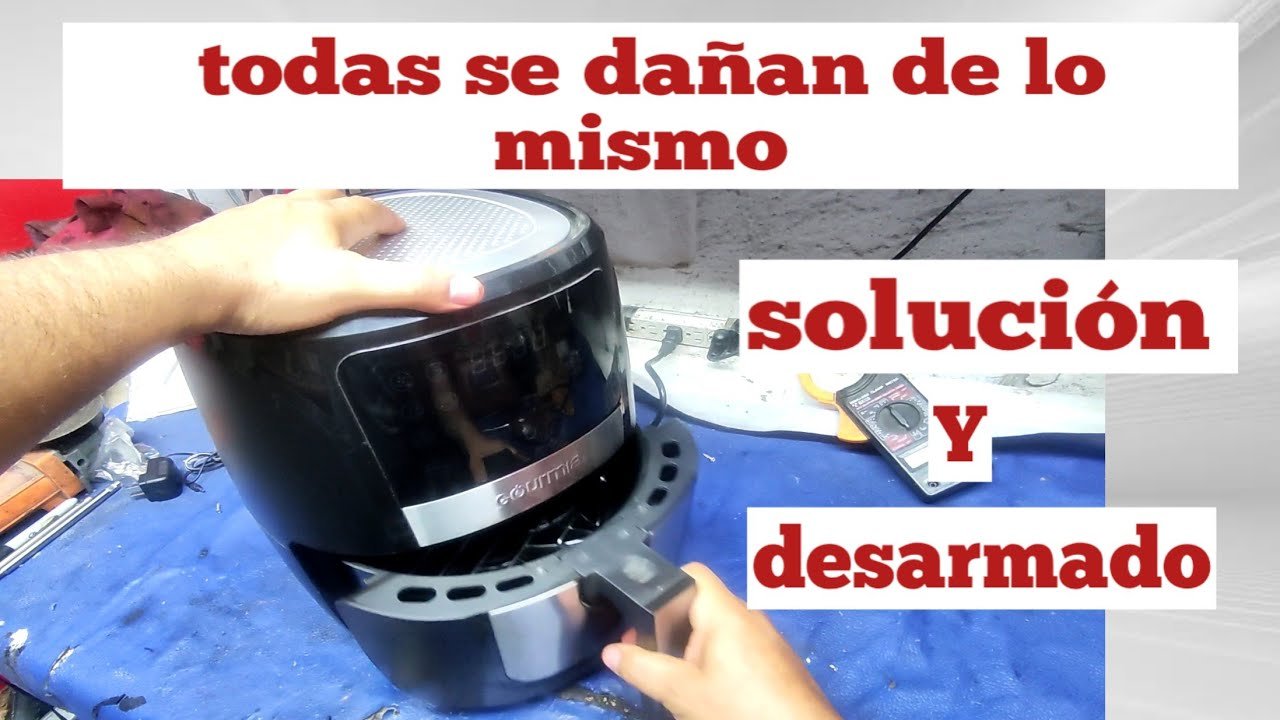 ¿Qué es lo que más se daña en una freidora de aire?