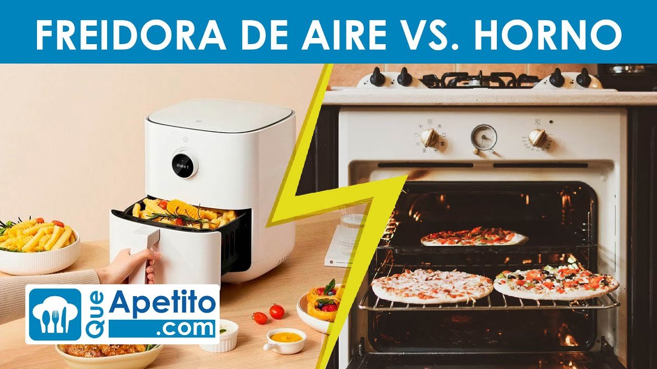 ¿Qué es más sano horno o freidora de aire?