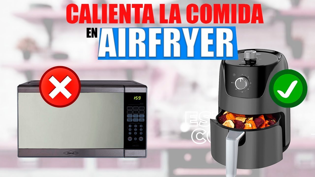 ¿Que se puede calentar en una freidora de aire?