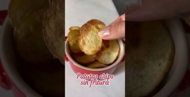 Cómo hacer papas crocantes sin aceite en freidora de aire