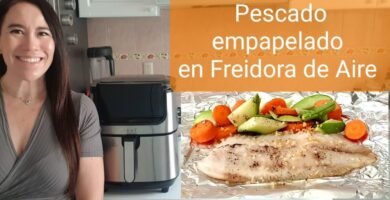 Cómo preparar pescado al vapor en freidora de aire