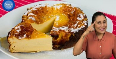 Postres bajos en calorías hechos en freidora de aire