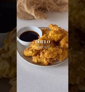 comida rápida y saludable con freidora de aire de pollo sin gluten