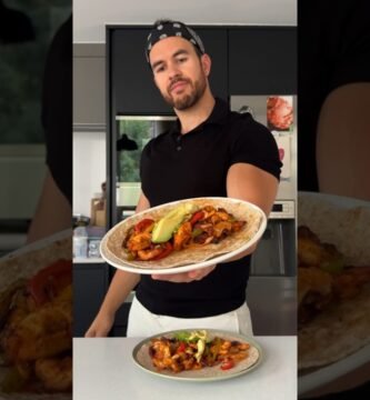 almuerzo bajo en grasa con freidora de aire de pollo alta en proteína