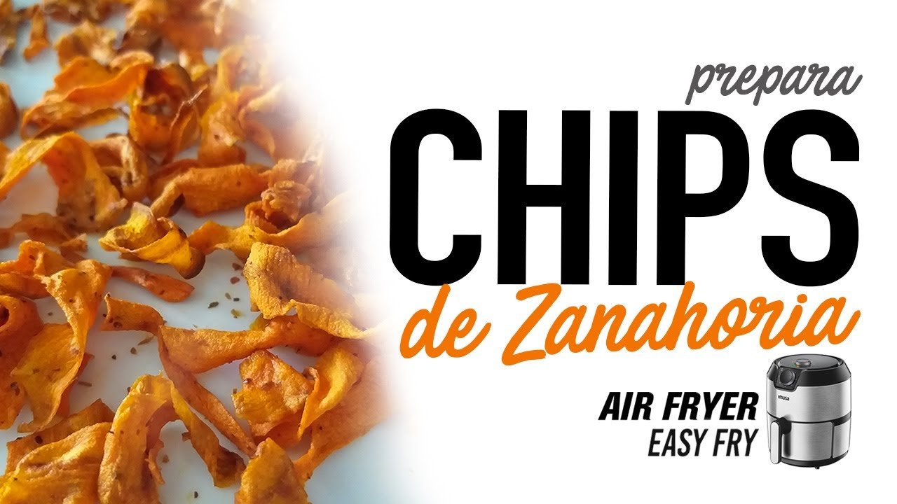 cómo preparar en freidora de aire de zanahoria crujiente