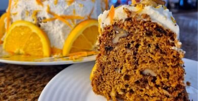 plato principal bajo en calorías en freidora de zanahoria vegana