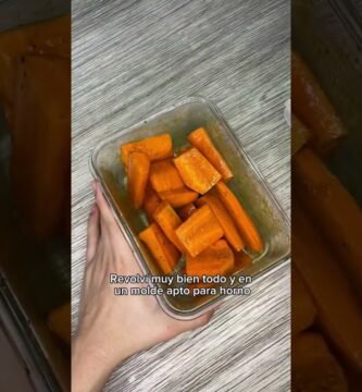 preparación sencilla con freidora sin aceite de zanahoria ligera
