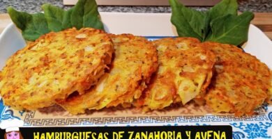 almuerzo bajo en grasa con freidora de aire de zanahoria vegana