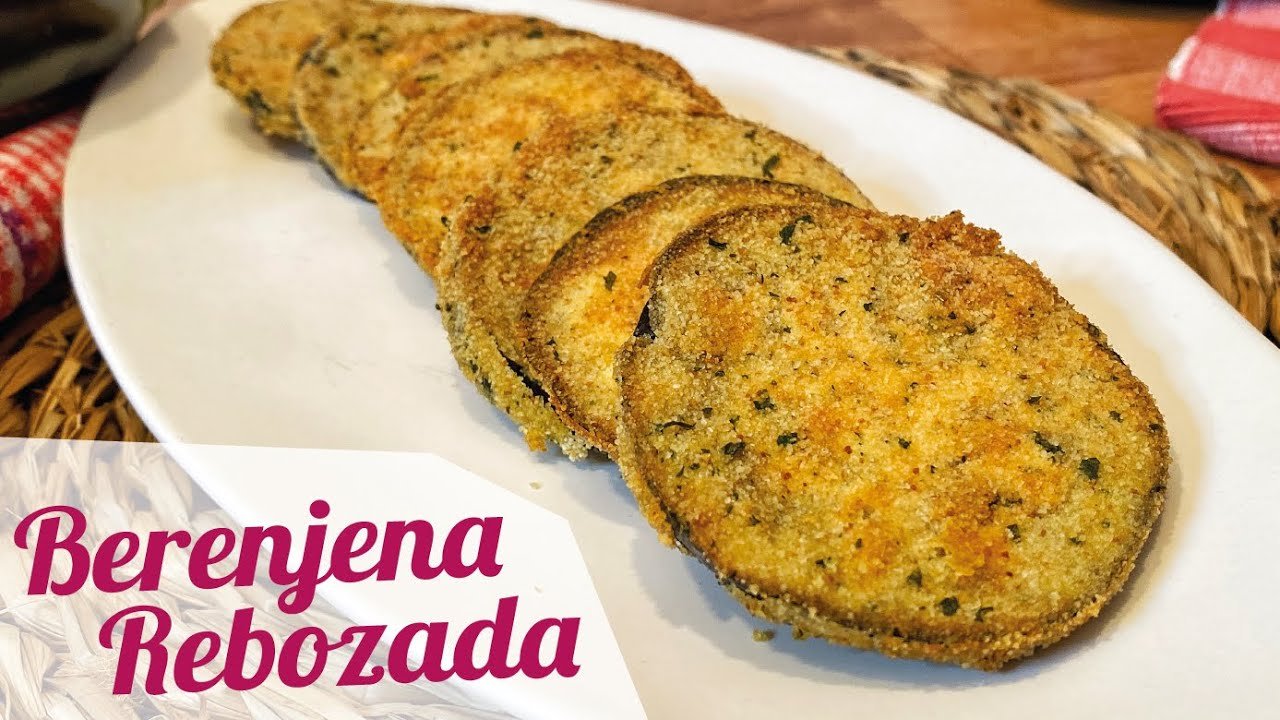 receta saludable con freidora de aire de berenjena sin aceite
