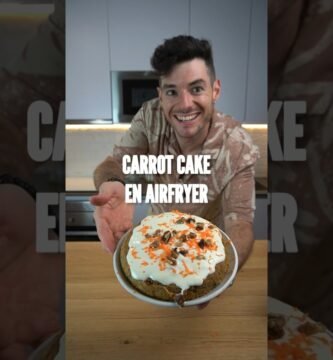 receta sin fritura con freidora de aire de zanahoria ligera